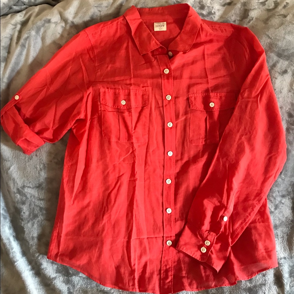 Women’s J Crew XL button down shirt